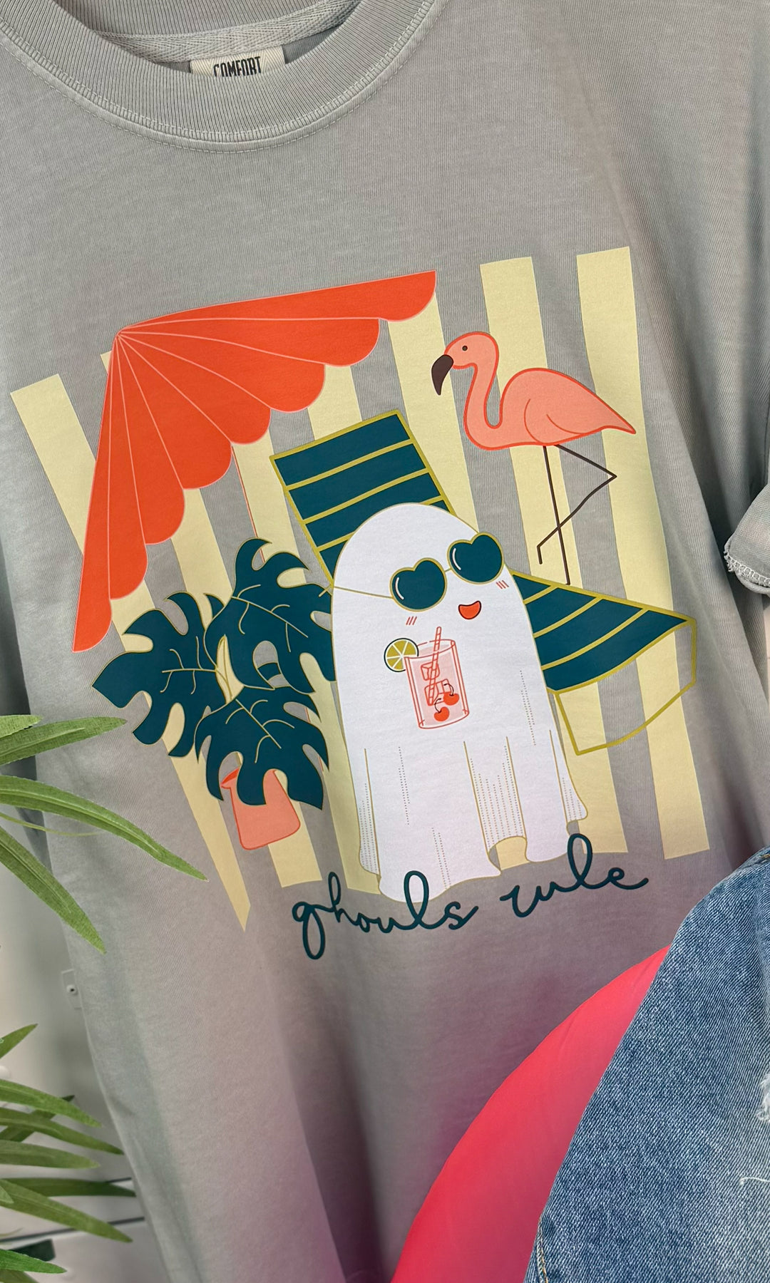 Ghouls Rule Graphic Comfort Color T-Shirt