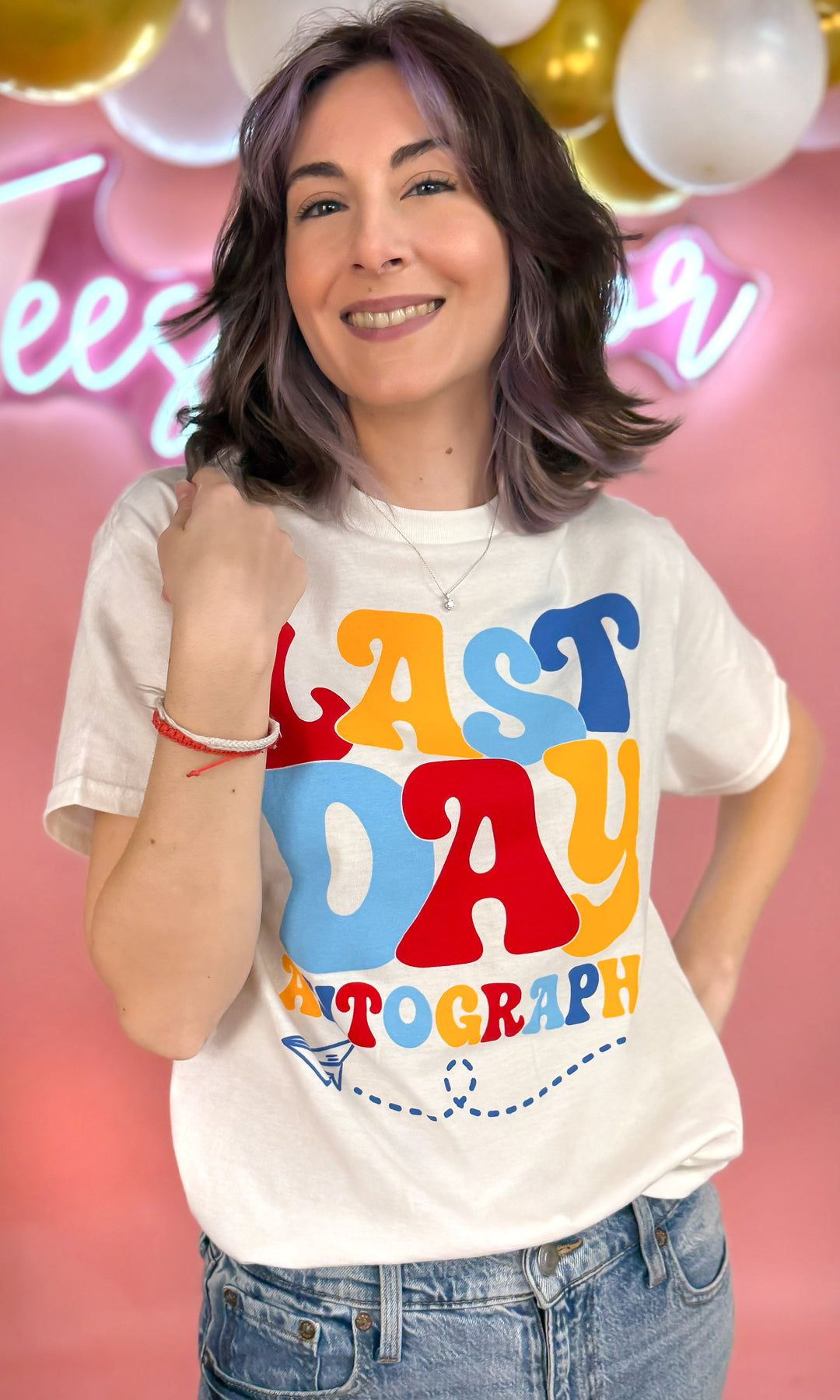 Groovy Last Day Autographs Graphic T-Shirt