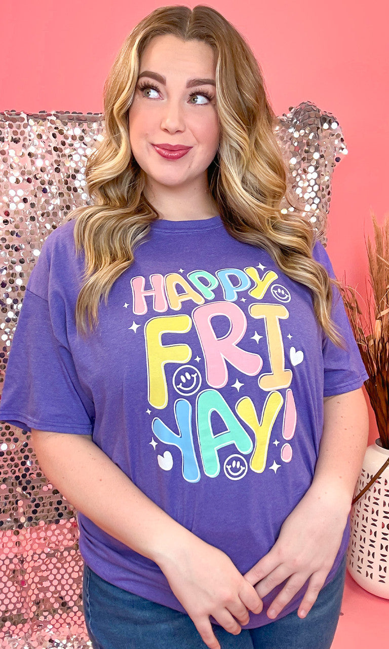 Happy Fri-Yay Graphic T-Shirt