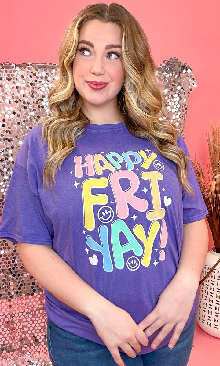 Happy Fri-Yay Graphic T-Shirt