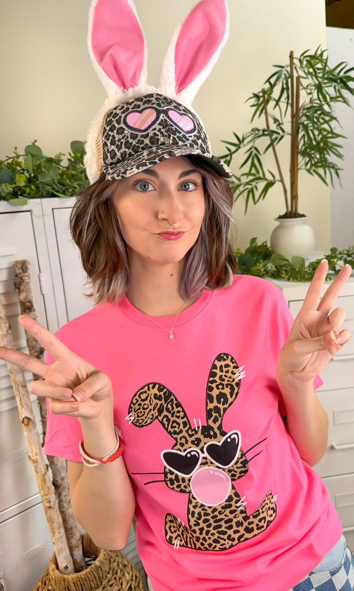 Heart Shades Sequin Vintage Hat