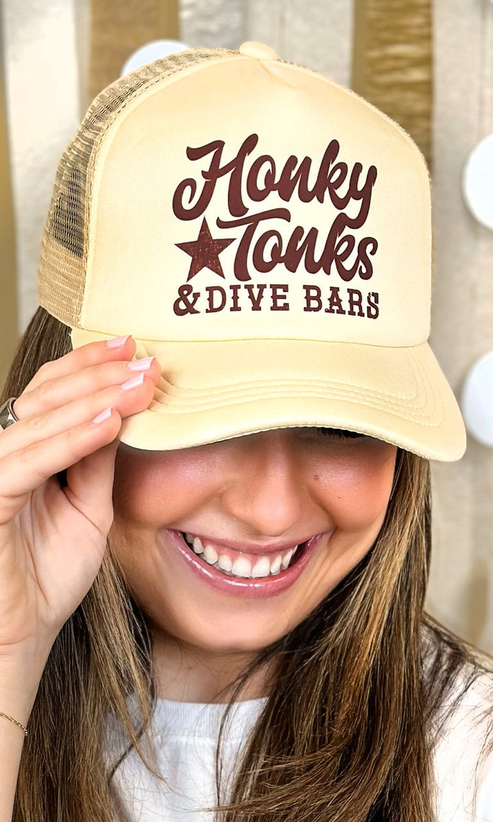Honky Tonk &amp; Dive Bar Trucker Hat