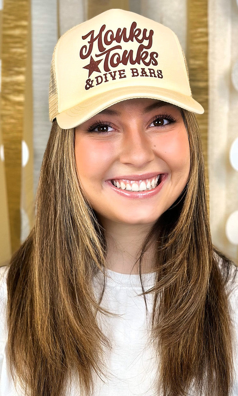 Honky Tonk &amp; Dive Bar Trucker Hat