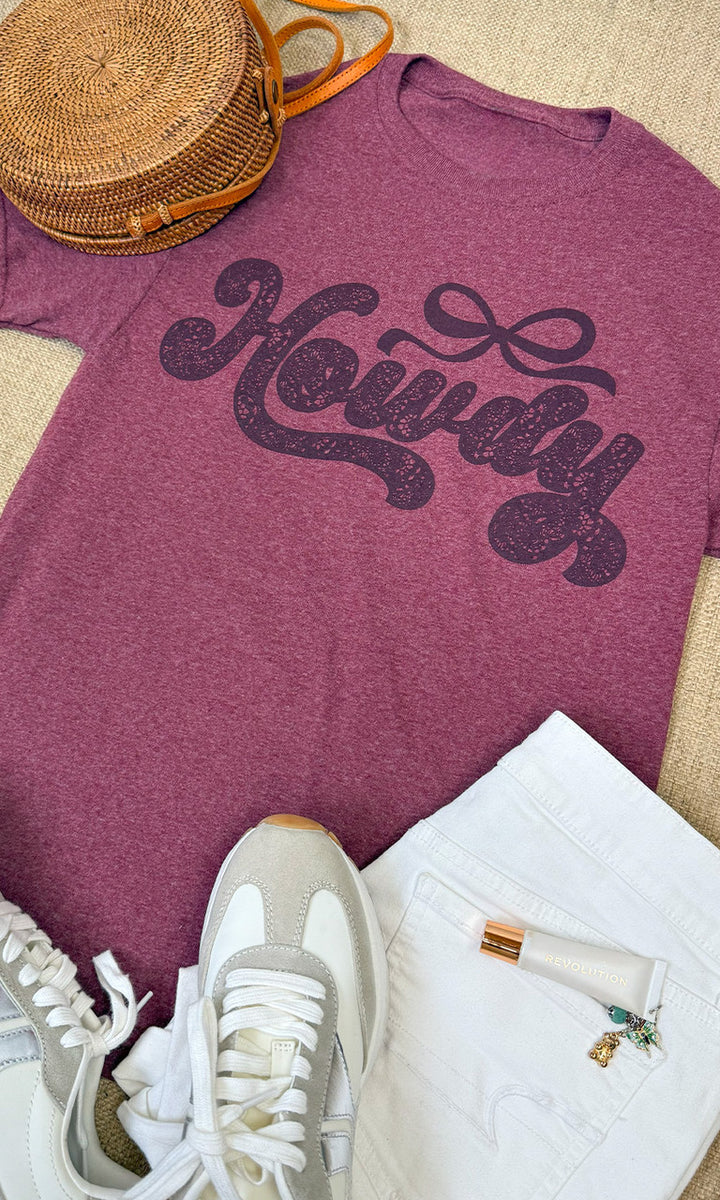Howdy Lace Graphic T-Shirt