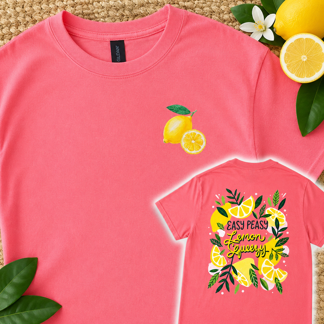 Easy Peasy Lemon Squzee Graphic T-Shirt