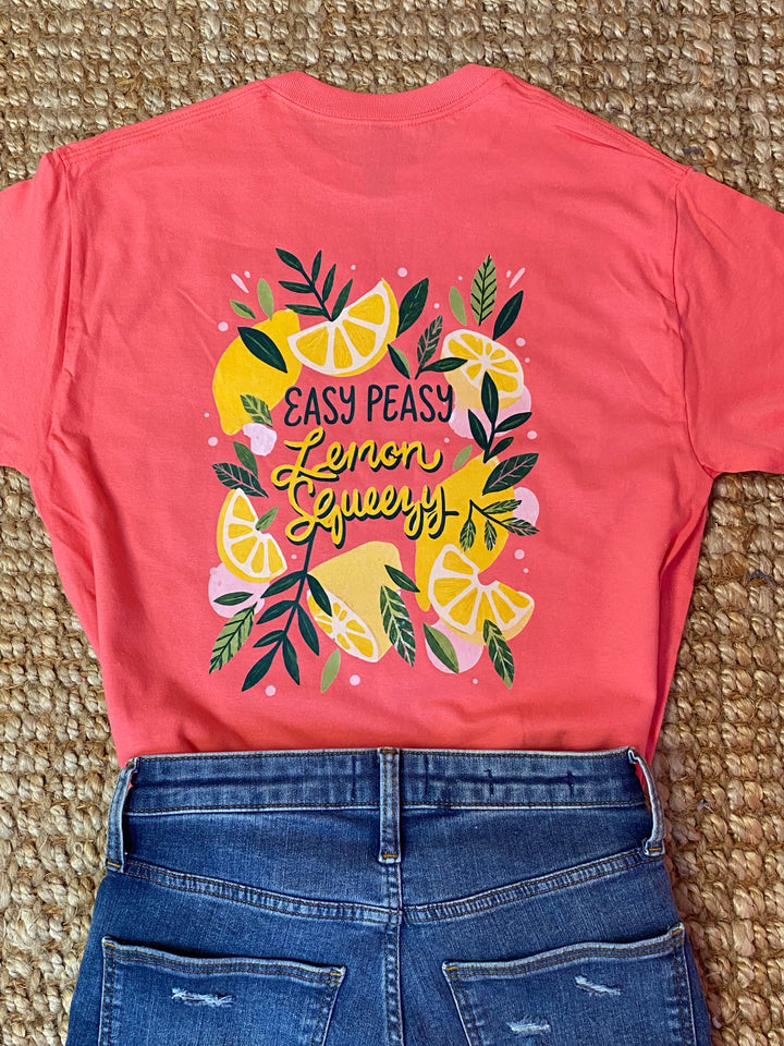 Easy Peasy Lemon Squzee Graphic T-Shirt