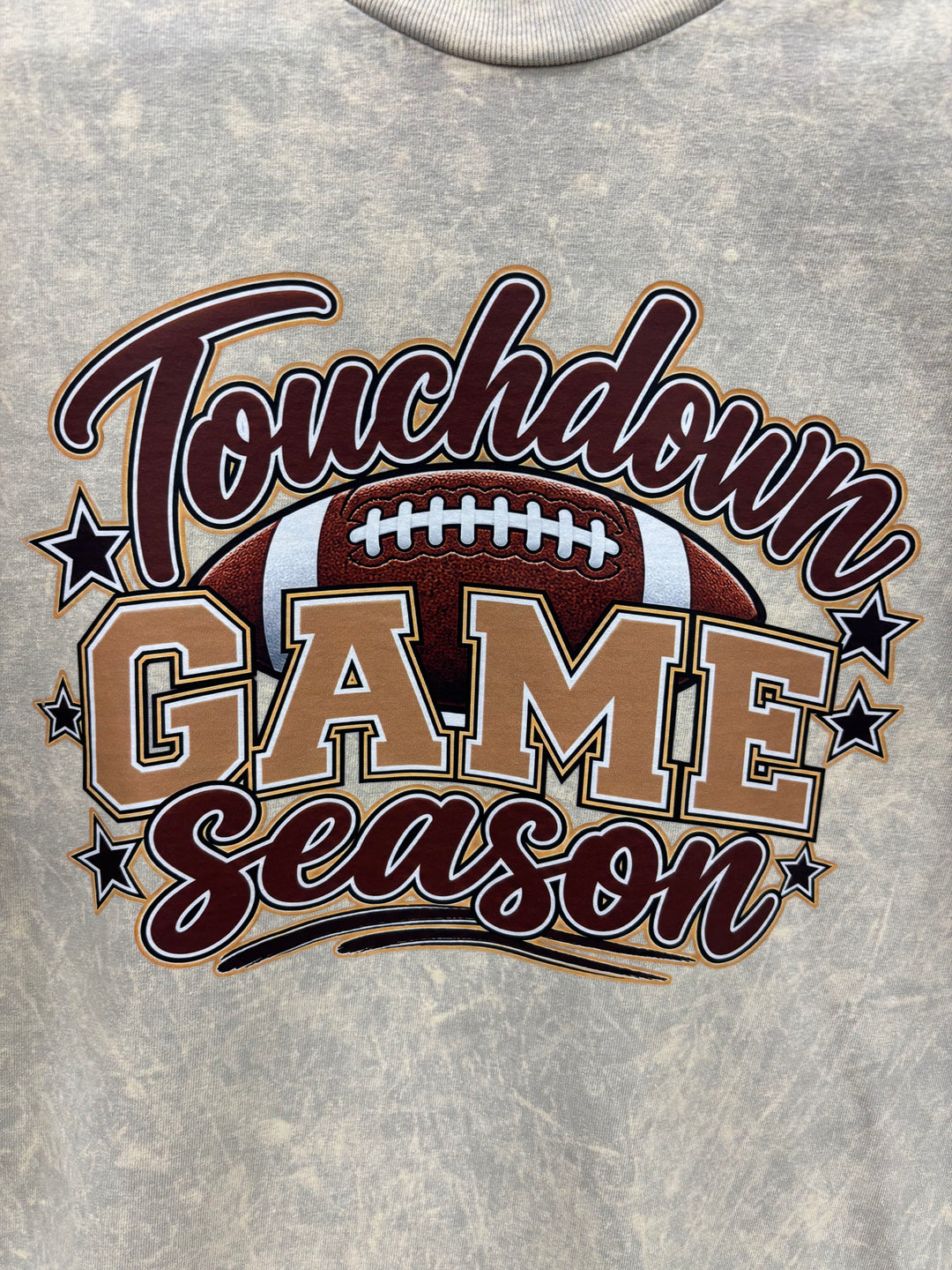 Touchdown Game Season Mineral Washed Graphic T-Shirt