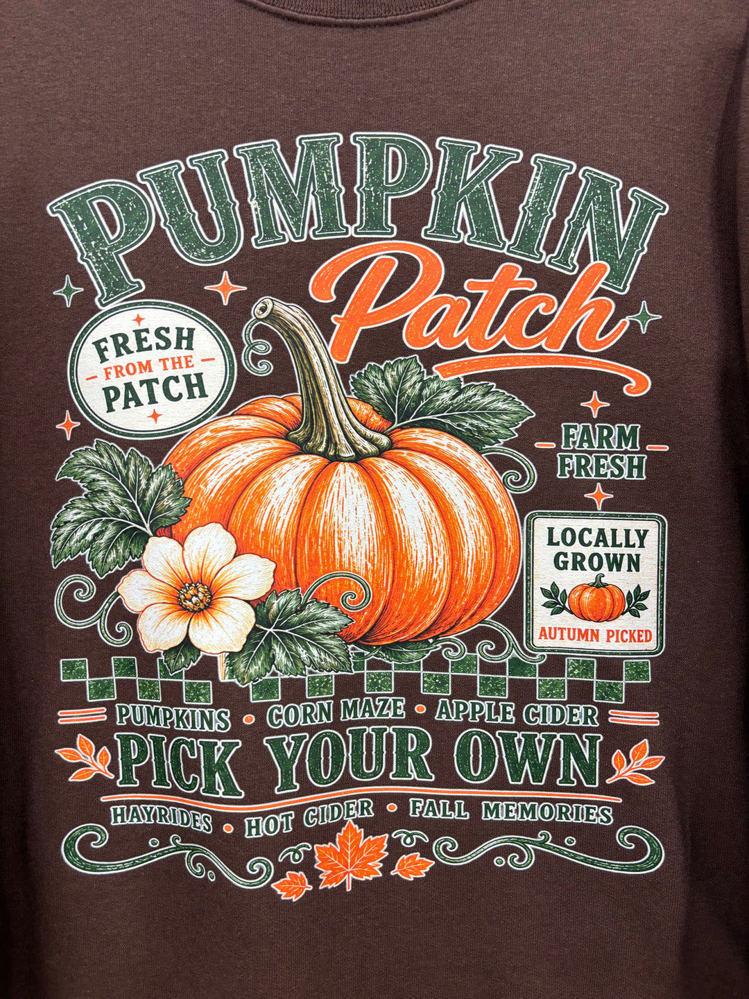 Pumpkin-Fresh From the Patch Graphic T-Shirt