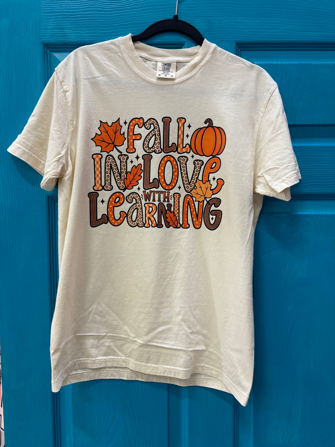 Fall In Love With Learning Graphic Comfort Color T-Shirt