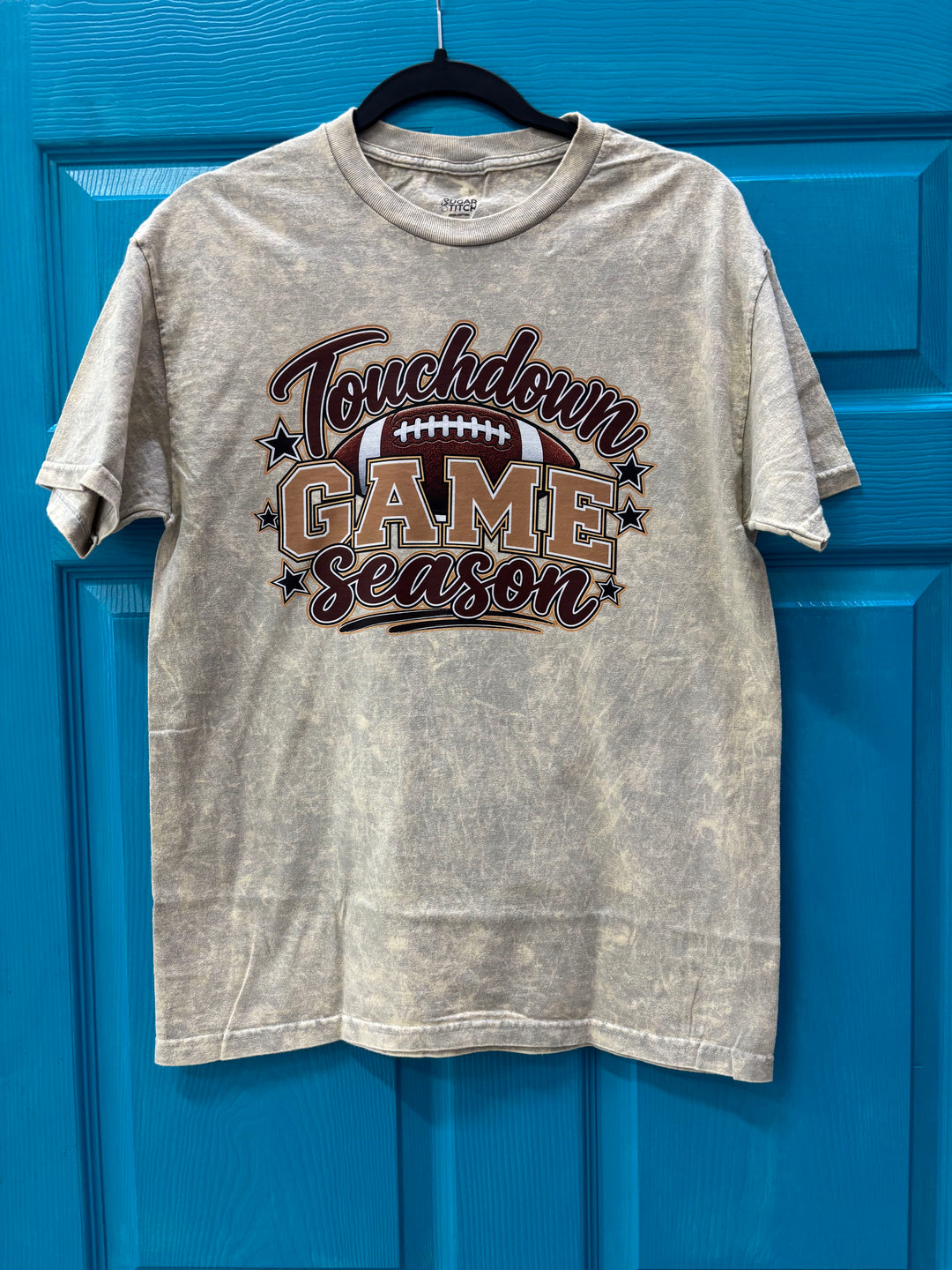 Touchdown Game Season Mineral Washed Graphic T-Shirt