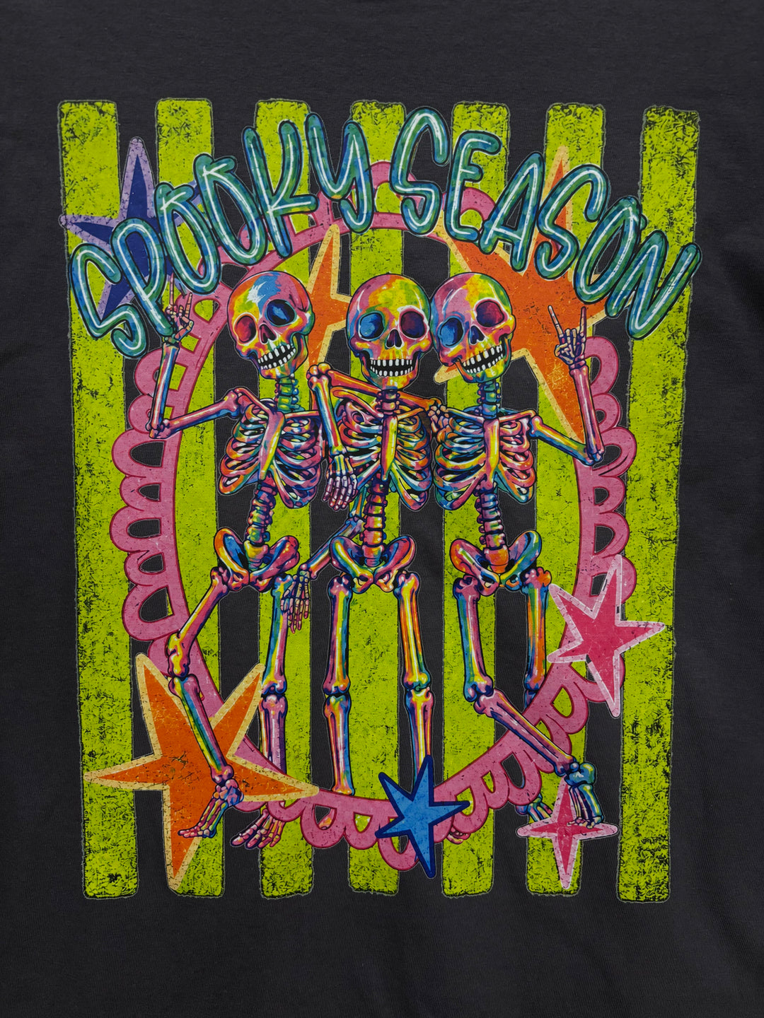 Skelly Friends Spooky Season Graphic Comfort Color T-Shirt