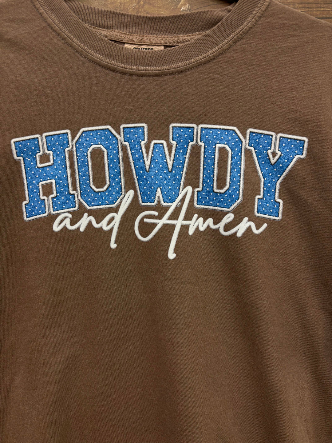 Howdy and Amen  Graphic Comfort Color T-Shirt