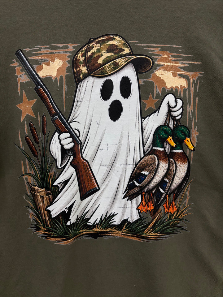 Hunting Ghost  Graphic Comfort Color T-Shirt