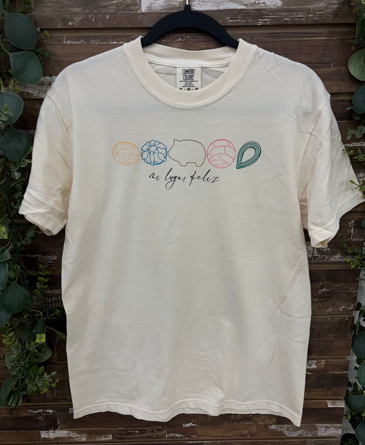 My Happy Place  Graphic Comfort Color T-Shirt