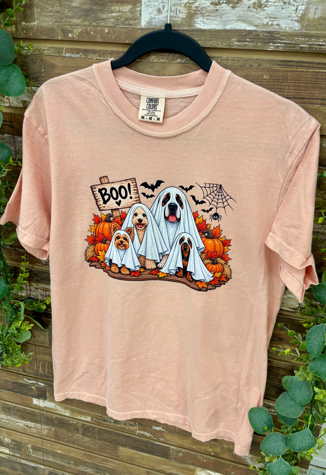 Boo Crew Halloween Dogs Comfort Color T-Shirt