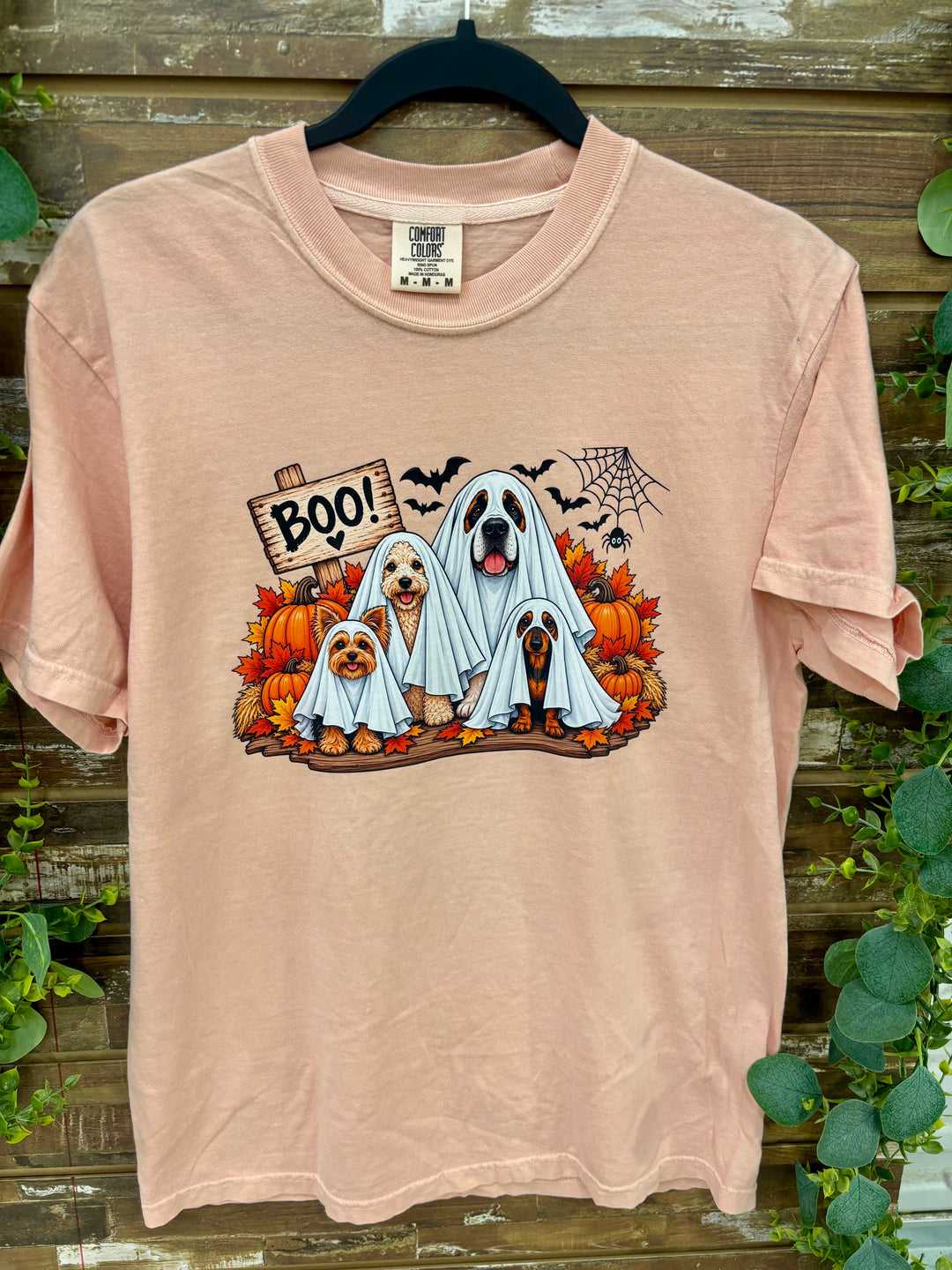 Boo Crew Halloween Dogs Comfort Color T-Shirt