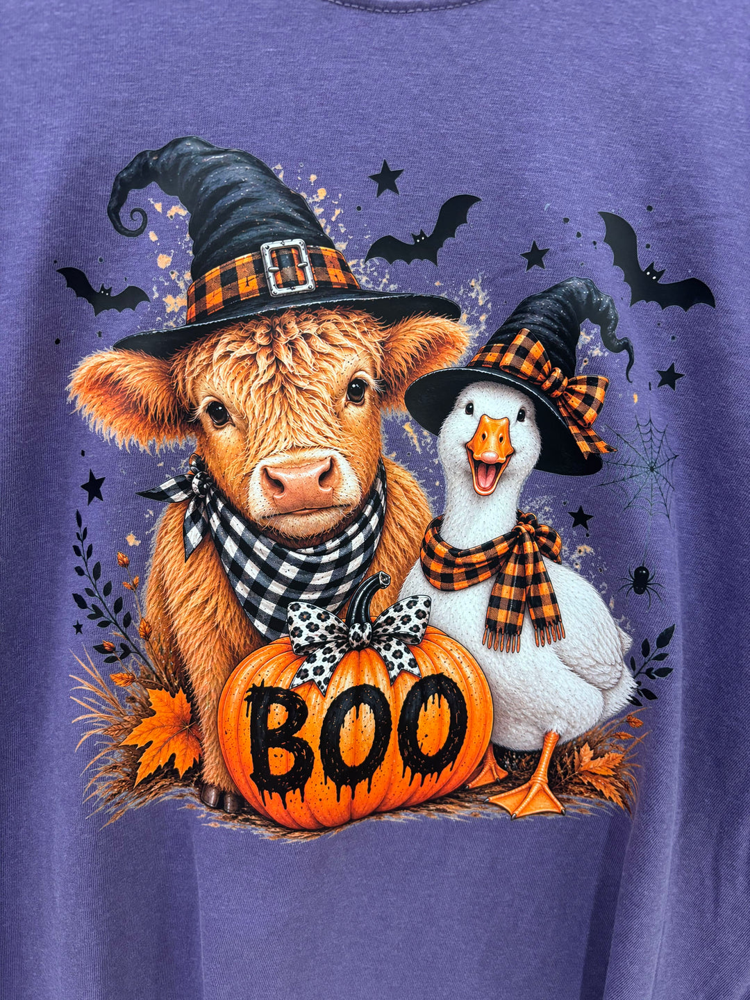 Farm Friends Halloween BOO Comfort Color T-Shirt