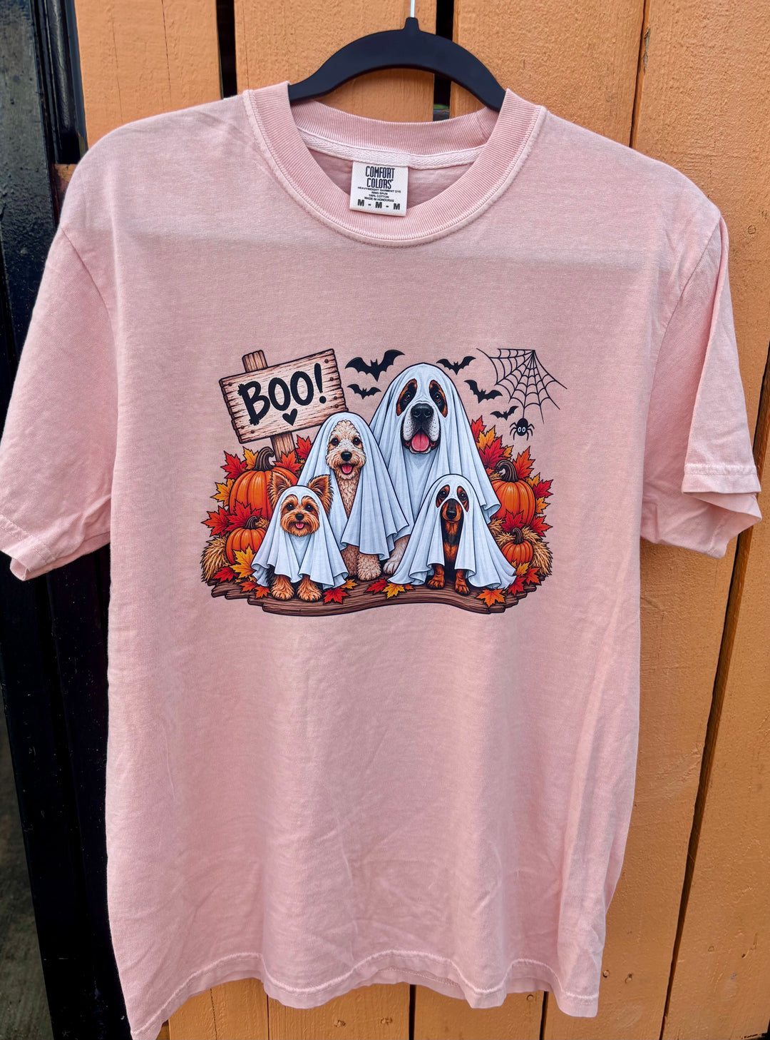 Boo Crew Halloween Dogs Comfort Color T-Shirt
