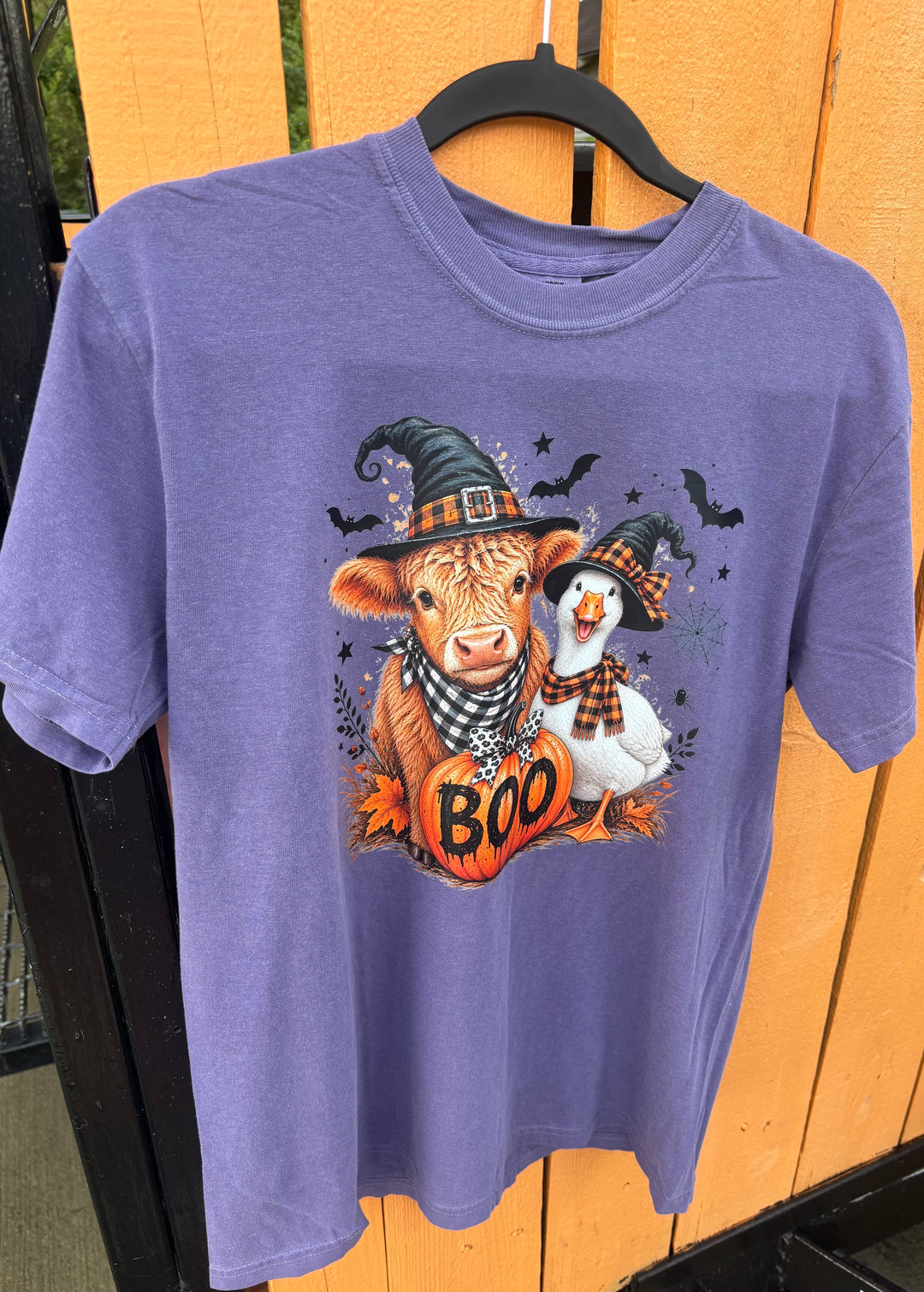 Farm Friends Halloween BOO Comfort Color T-Shirt