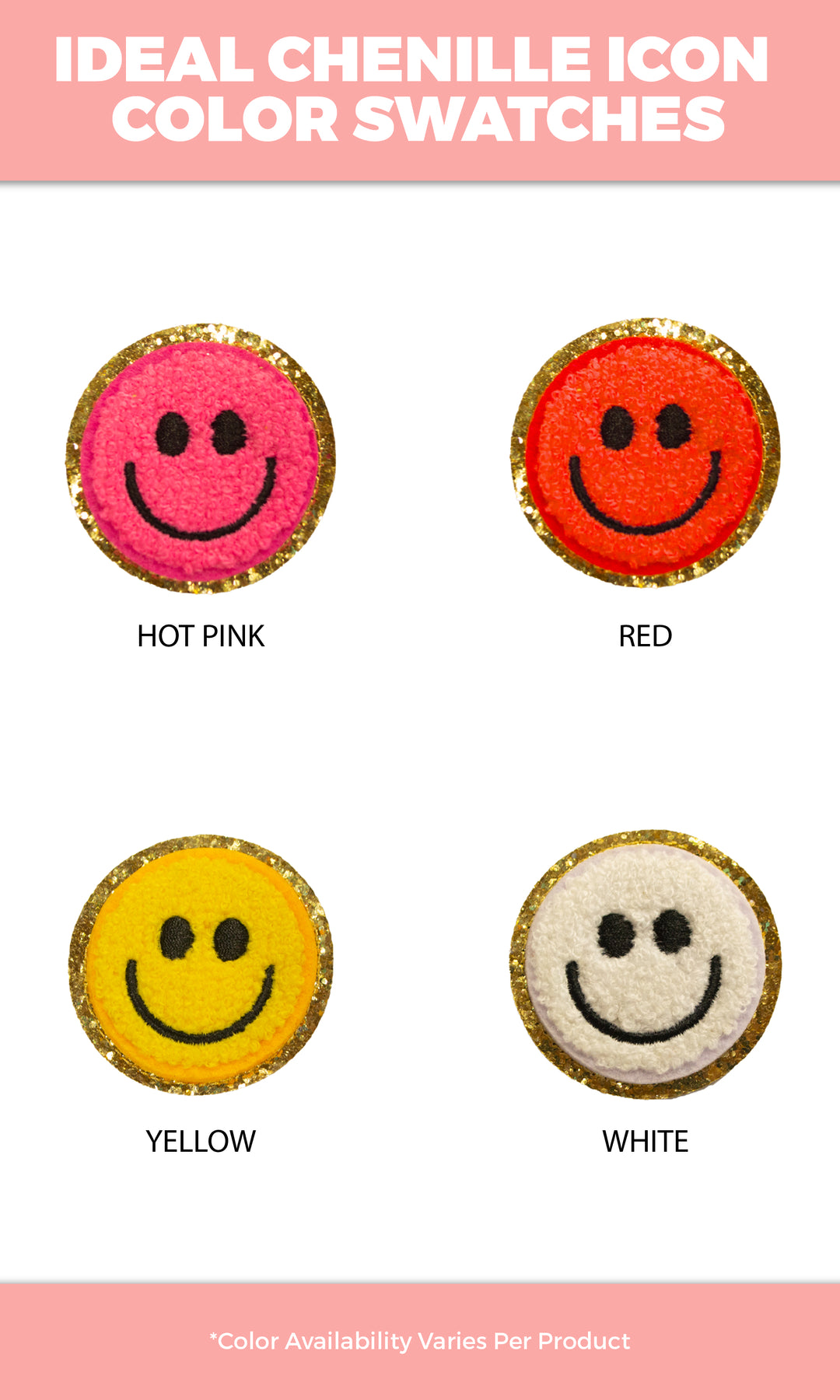 Smiley Ideal Chenille Trucker Hat