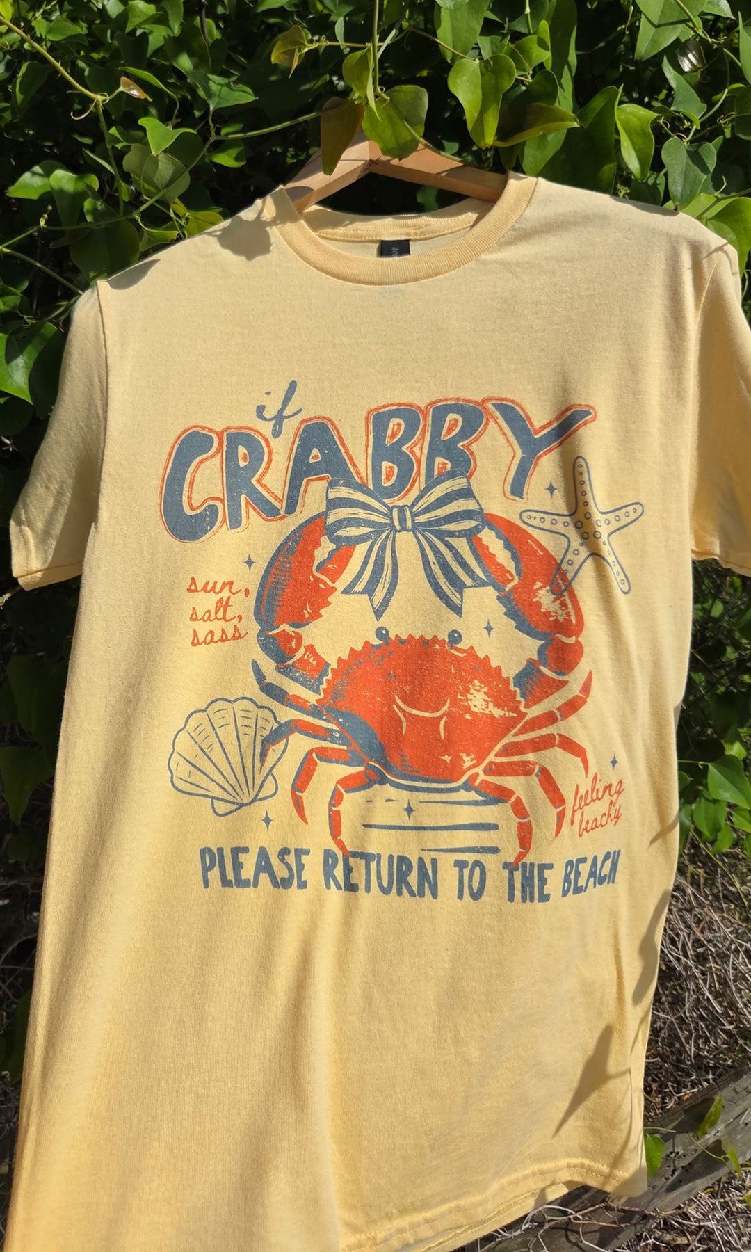 If Crabby Return To The Beach Graphic T-Shirt