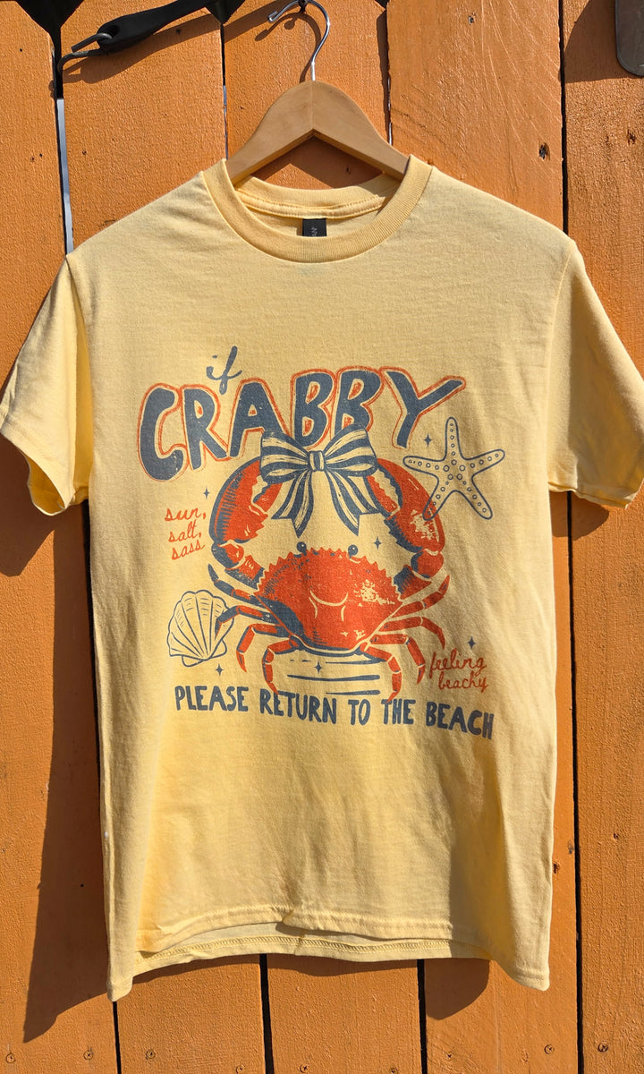 If Crabby Return To The Beach Graphic T-Shirt