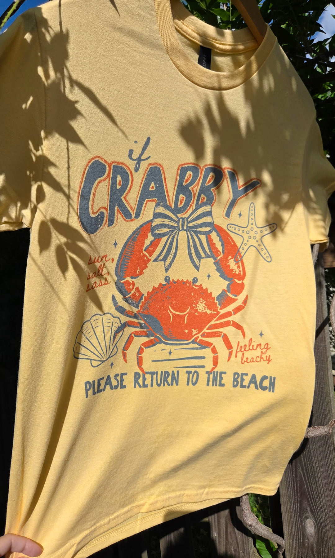 If Crabby Return To The Beach Graphic T-Shirt