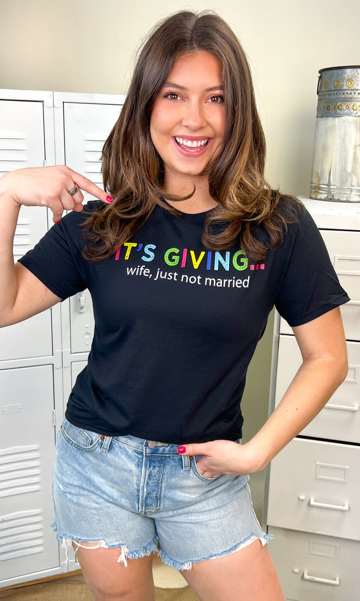 Its Giving Custom Graphic T-Shirt
