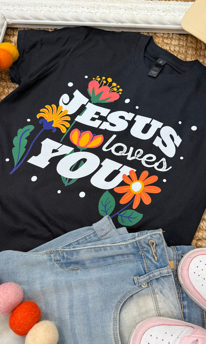 Jesus Loves You Graphic T-Shirt