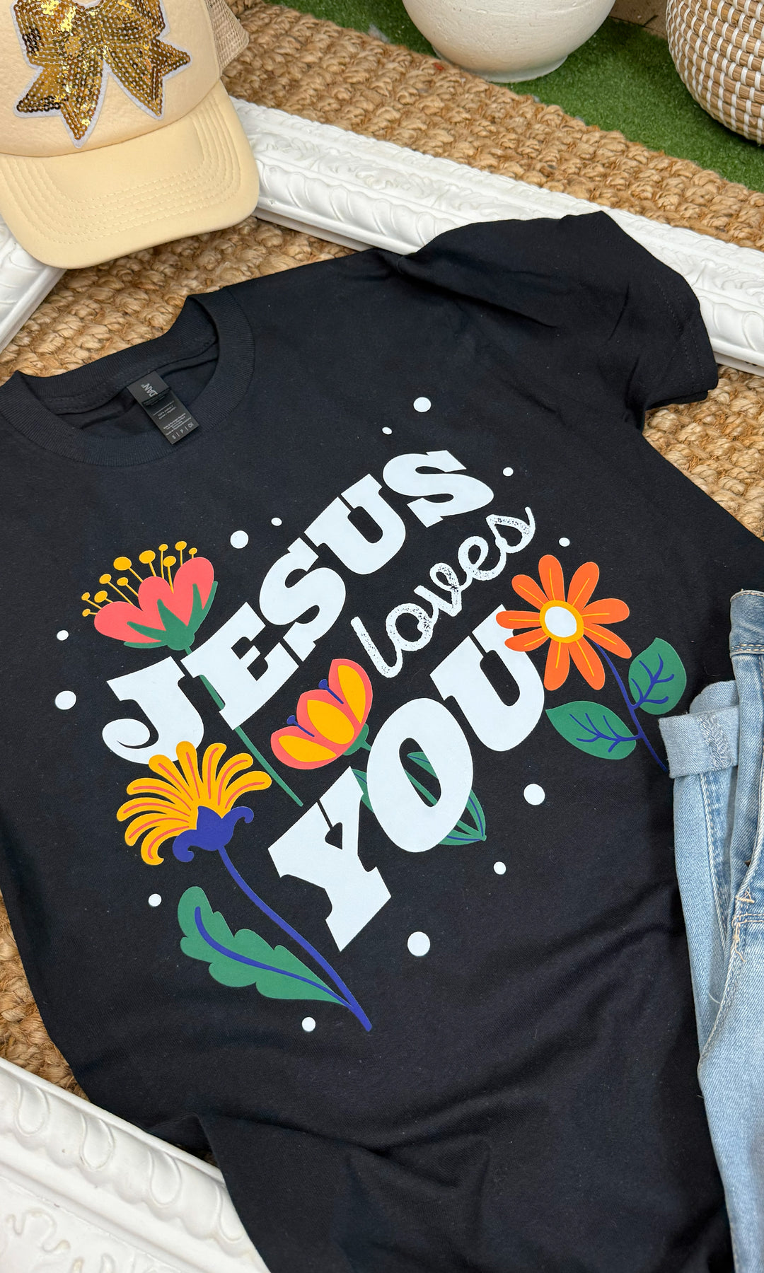Jesus Loves You Graphic T-Shirt