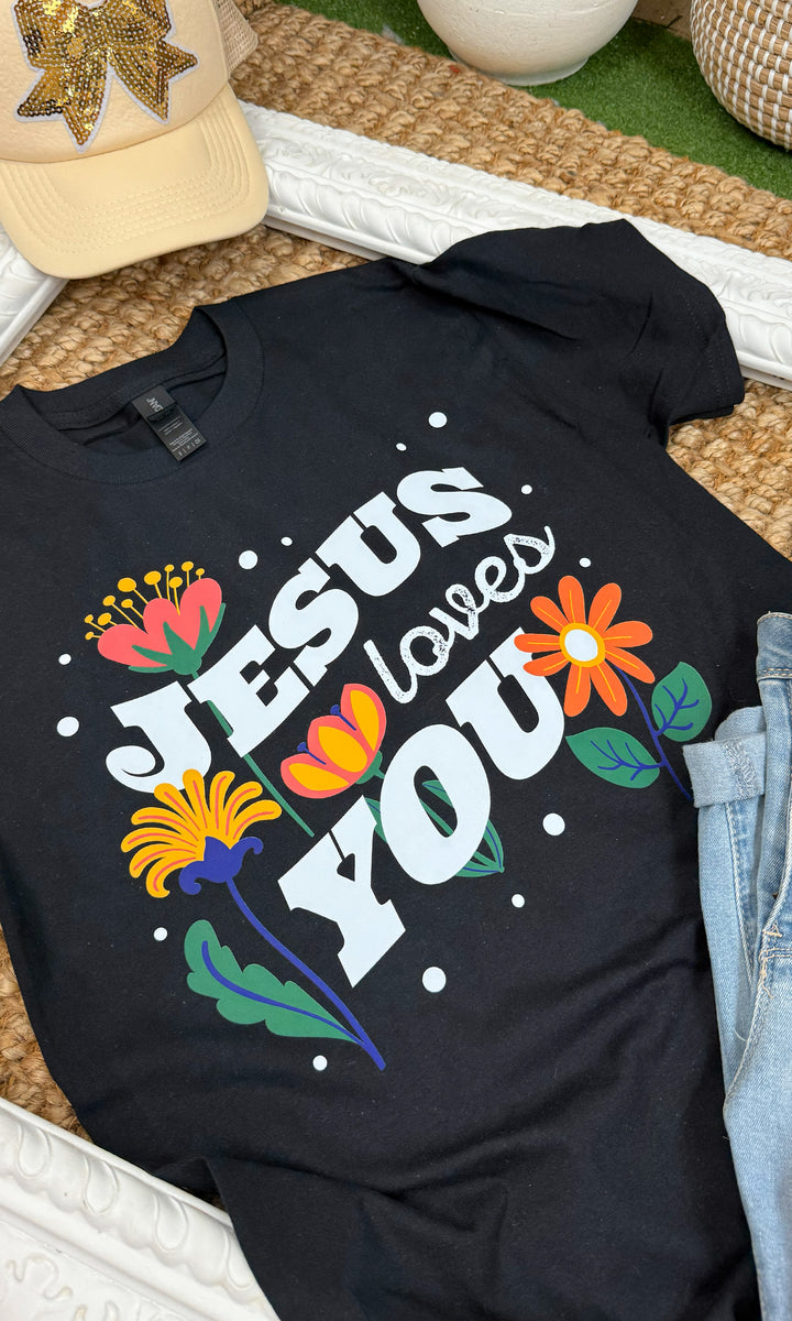 Jesus Loves You Graphic T-Shirt