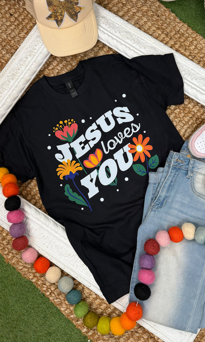 Jesus Loves You Graphic T-Shirt