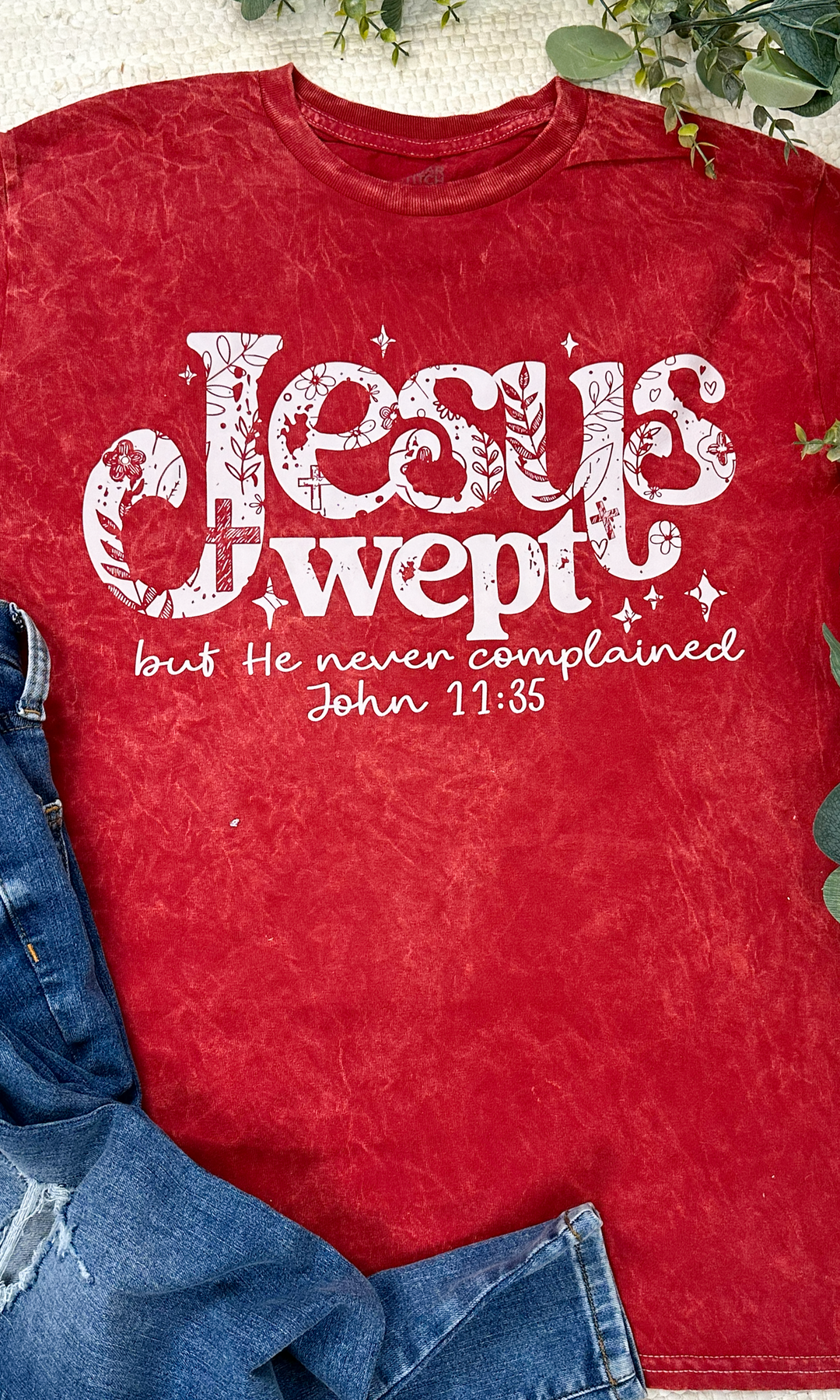 Jesus Wept Graphic T-Shirt