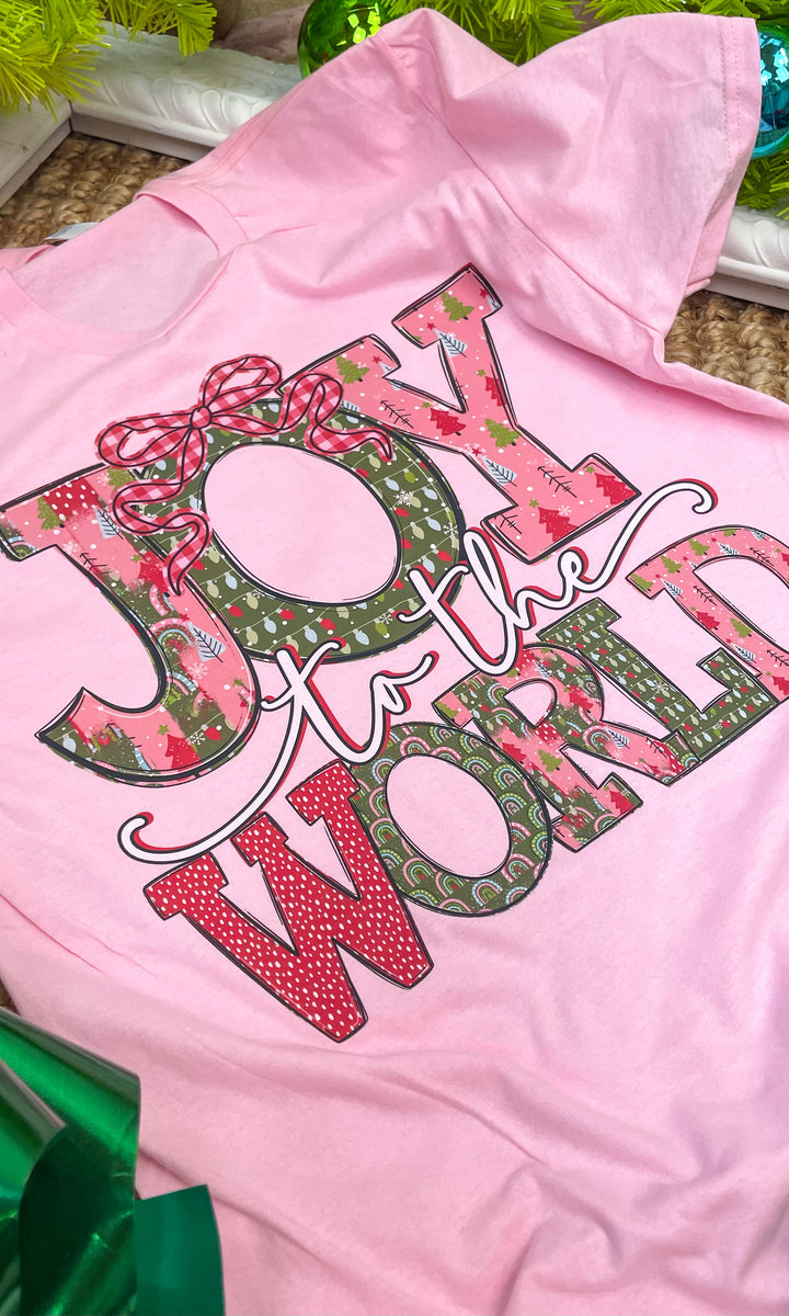 Joy to the World Fancy Christmas  Graphic T-Shirt