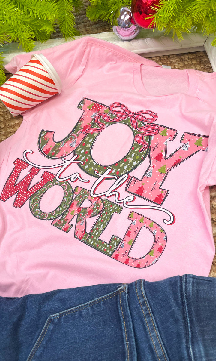 Joy to the World Fancy Christmas  Graphic T-Shirt