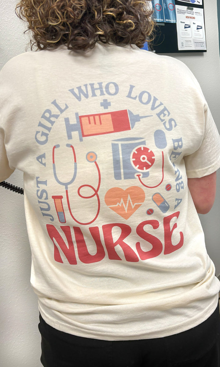 Just A Nurse Graphic T-Shirt