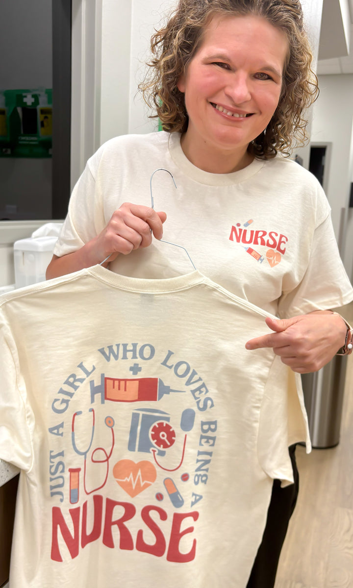 Just A Nurse Graphic T-Shirt