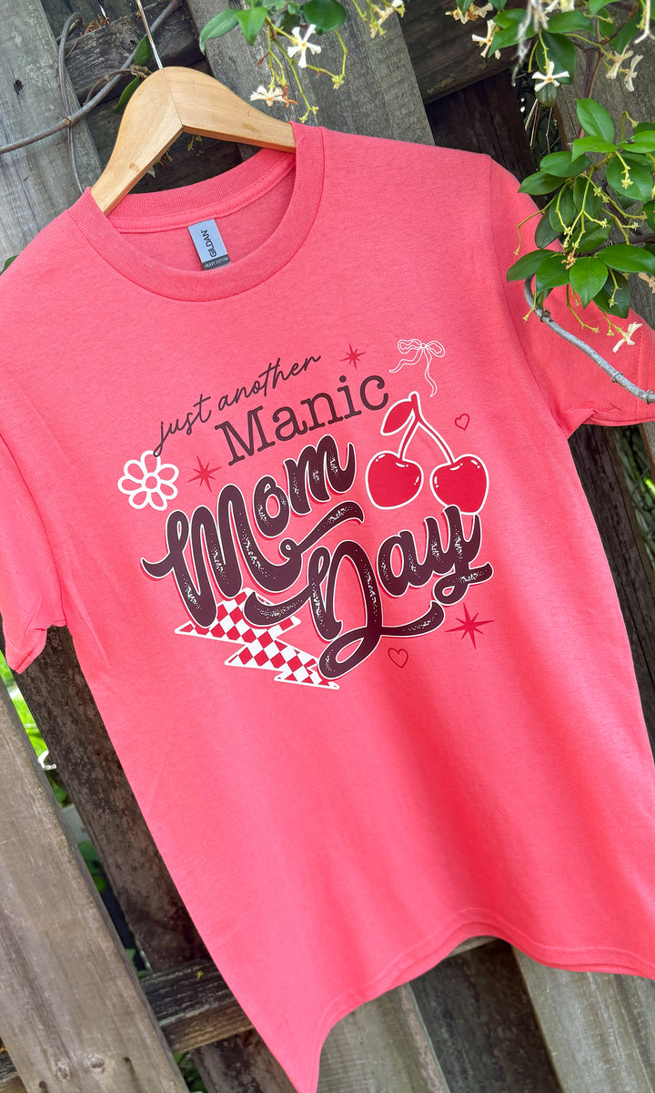 Just Another Manic MOM Day Graphic T-Shirt