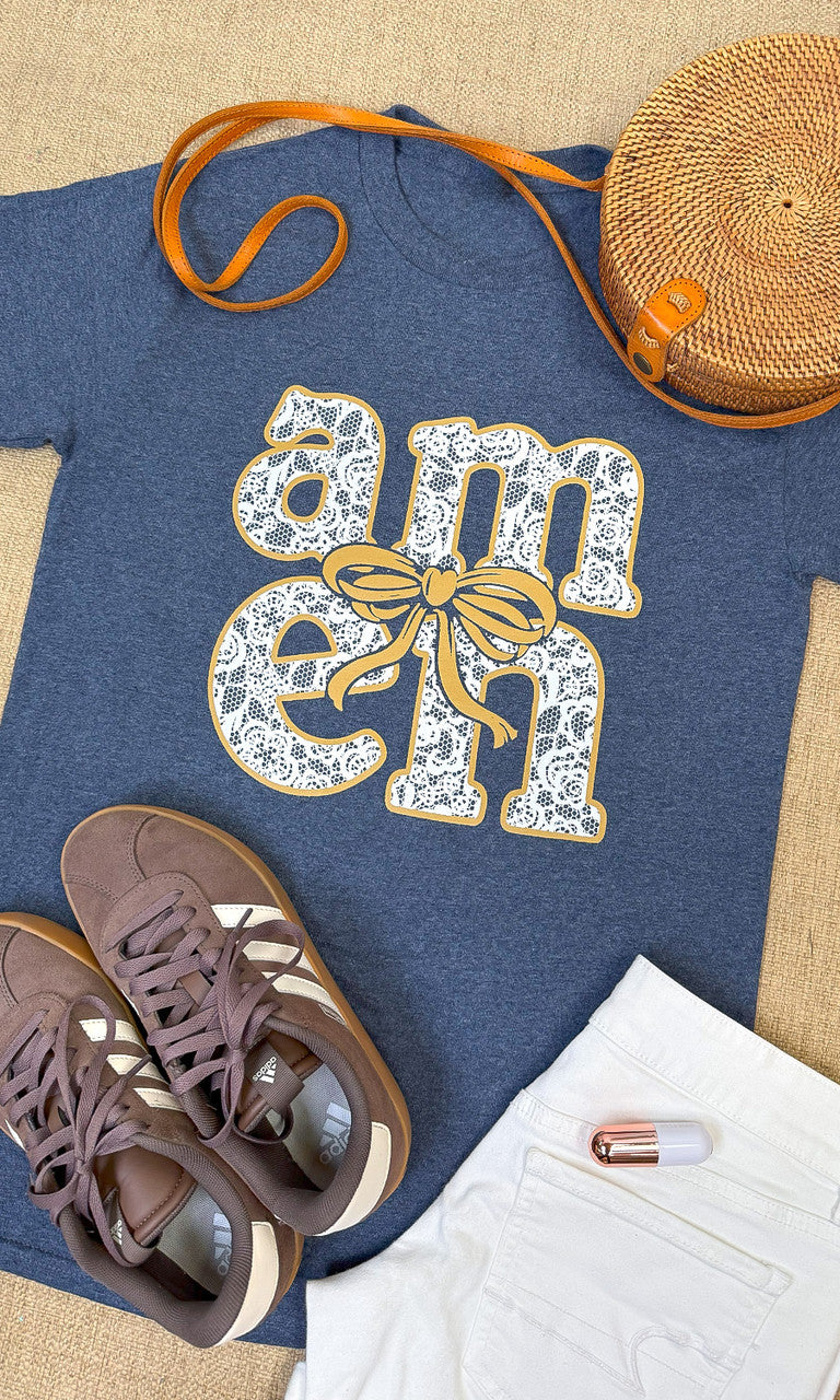 Lace Amen Graphic T-Shirt