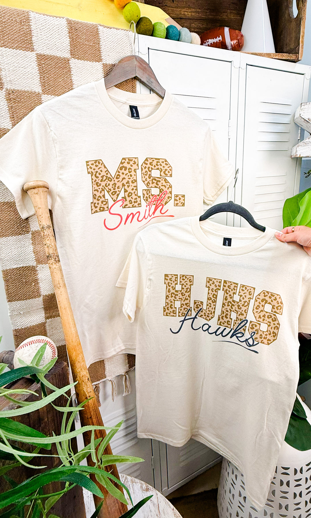 Leopard Custom Mascot Graphic T-Shirt