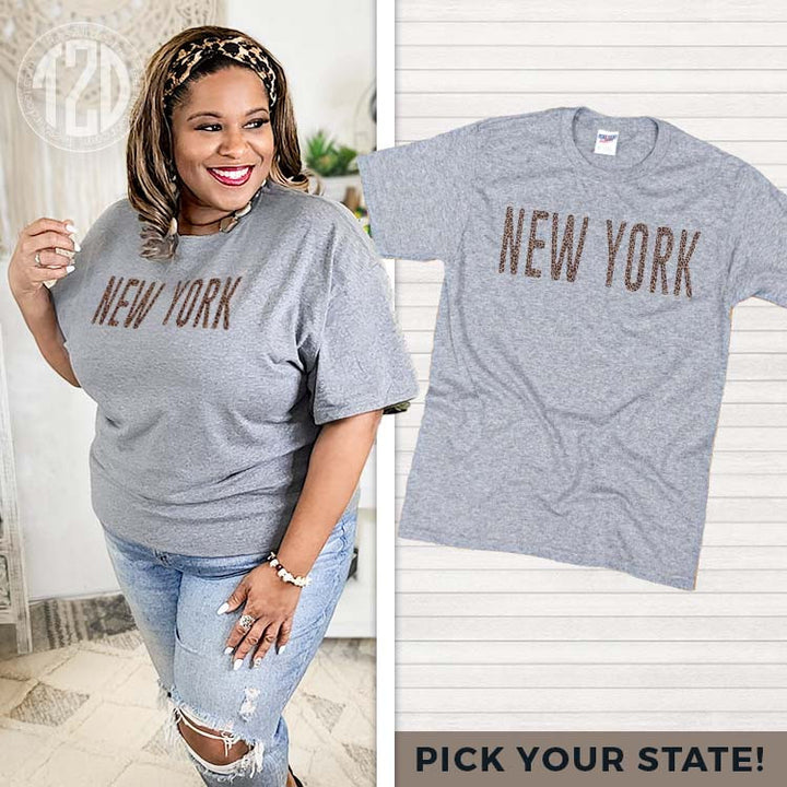 Leopard State T-Shirt