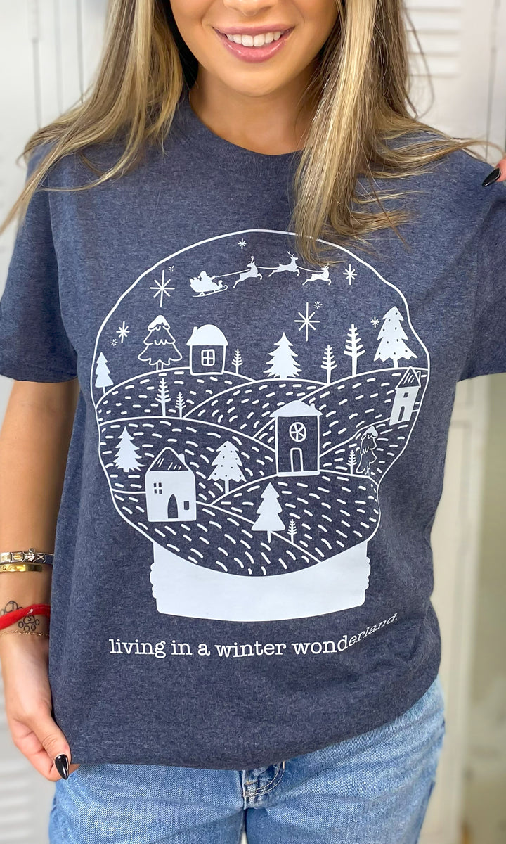 Living in a Winter Wonderland Graphic Shirt