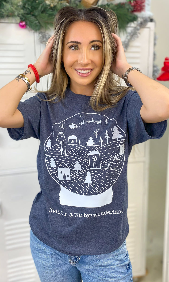 Living in a Winter Wonderland Graphic Shirt