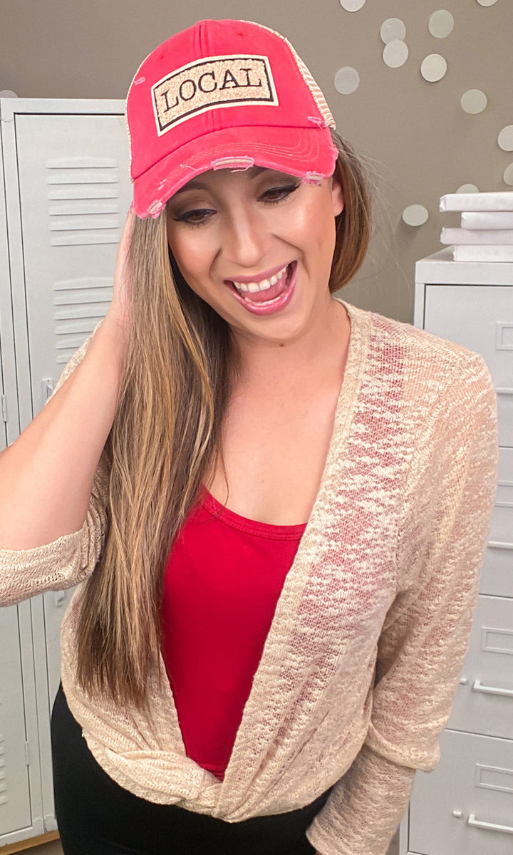 Local Chenille Vintage Hat