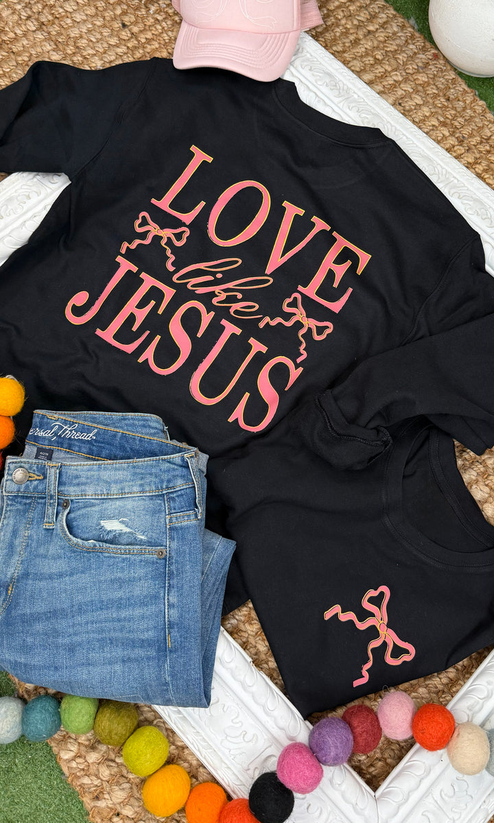 Love Like Jesus Graphic Sweatshirt