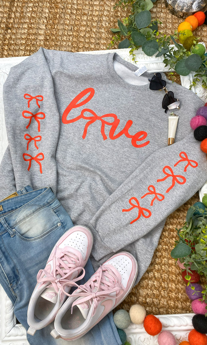 Lovely Bows Graphic Sweatshirt
