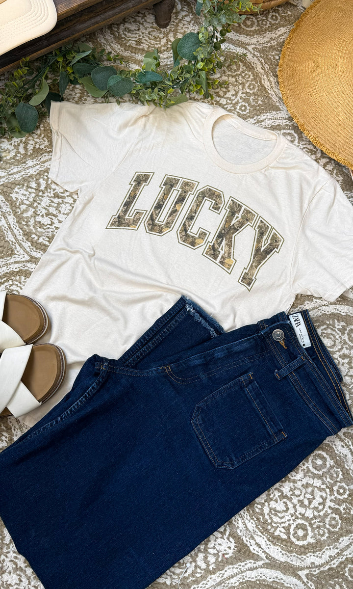 Lucky Camo Graphic T-shirt