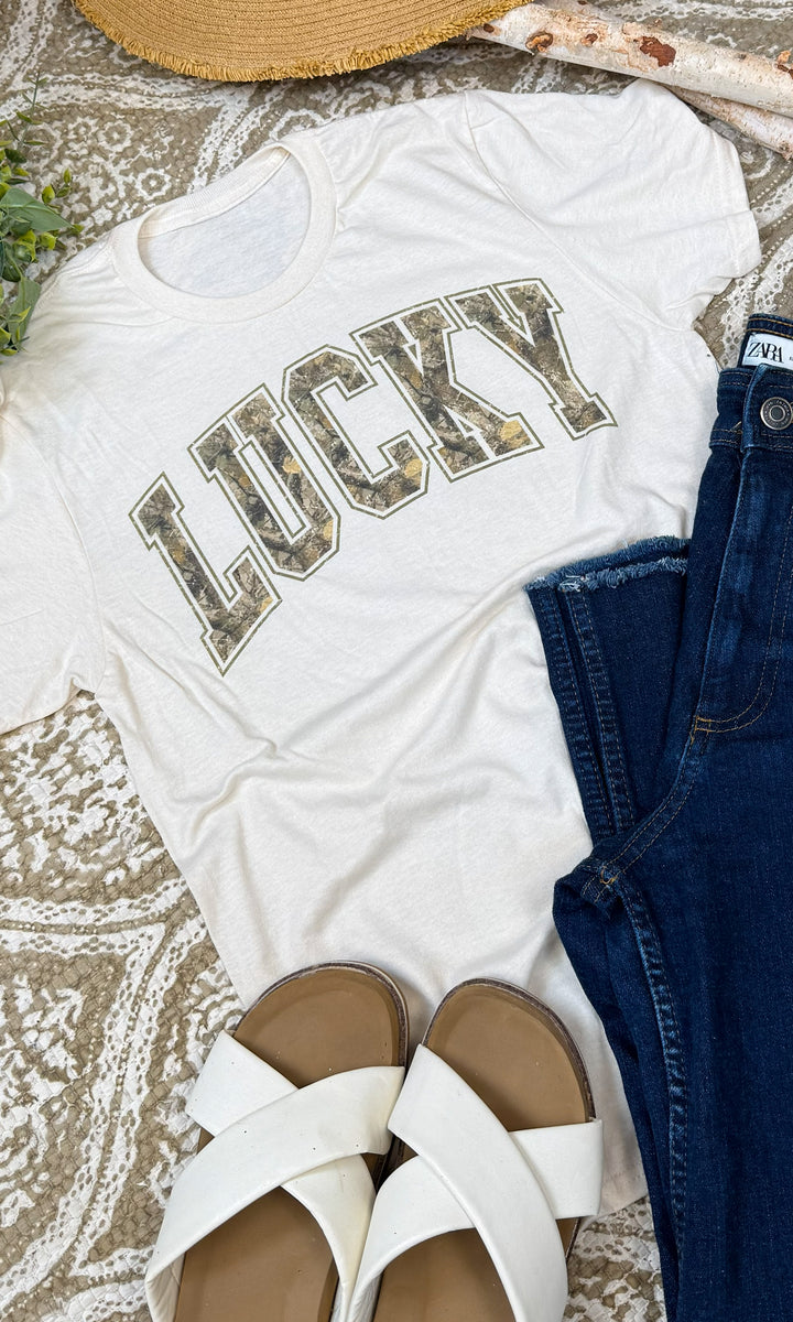 Lucky Camo Graphic T-shirt