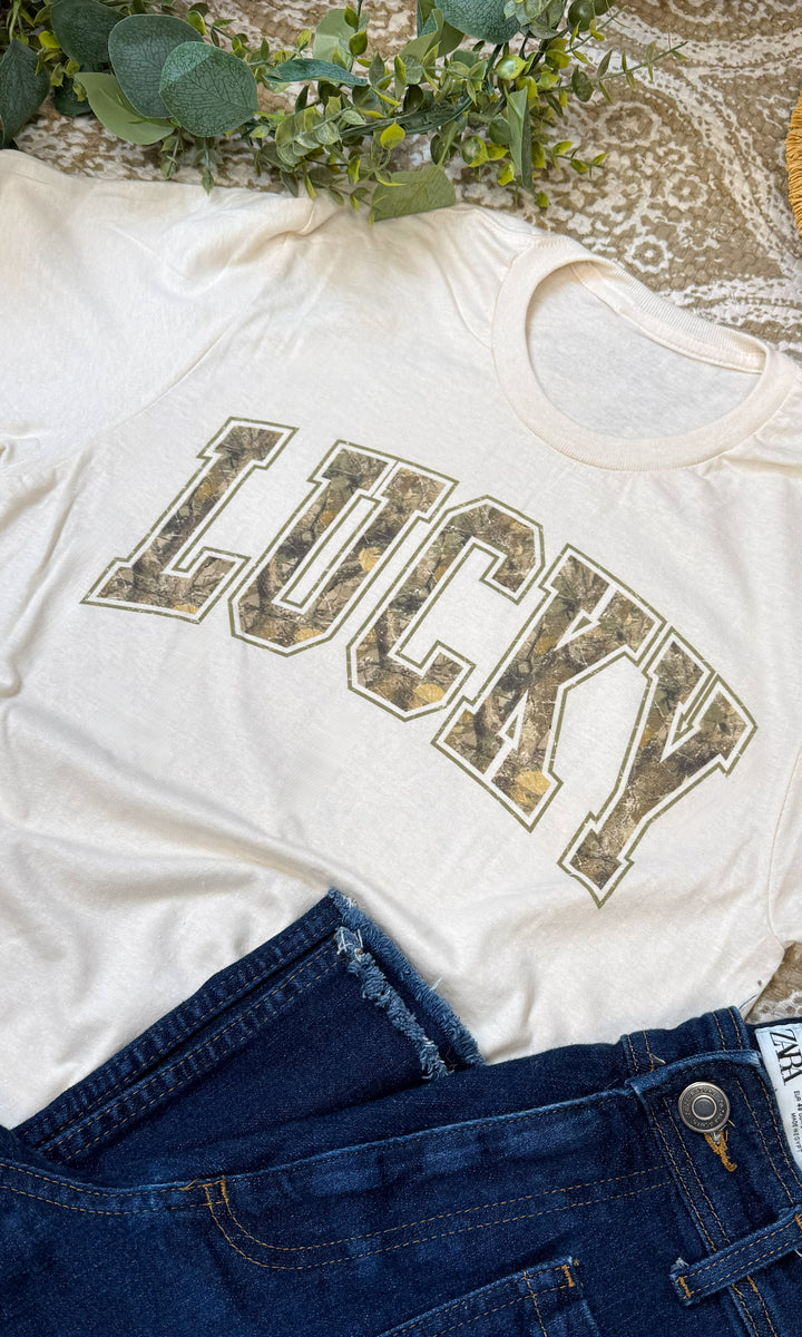 Lucky Camo Graphic T-shirt