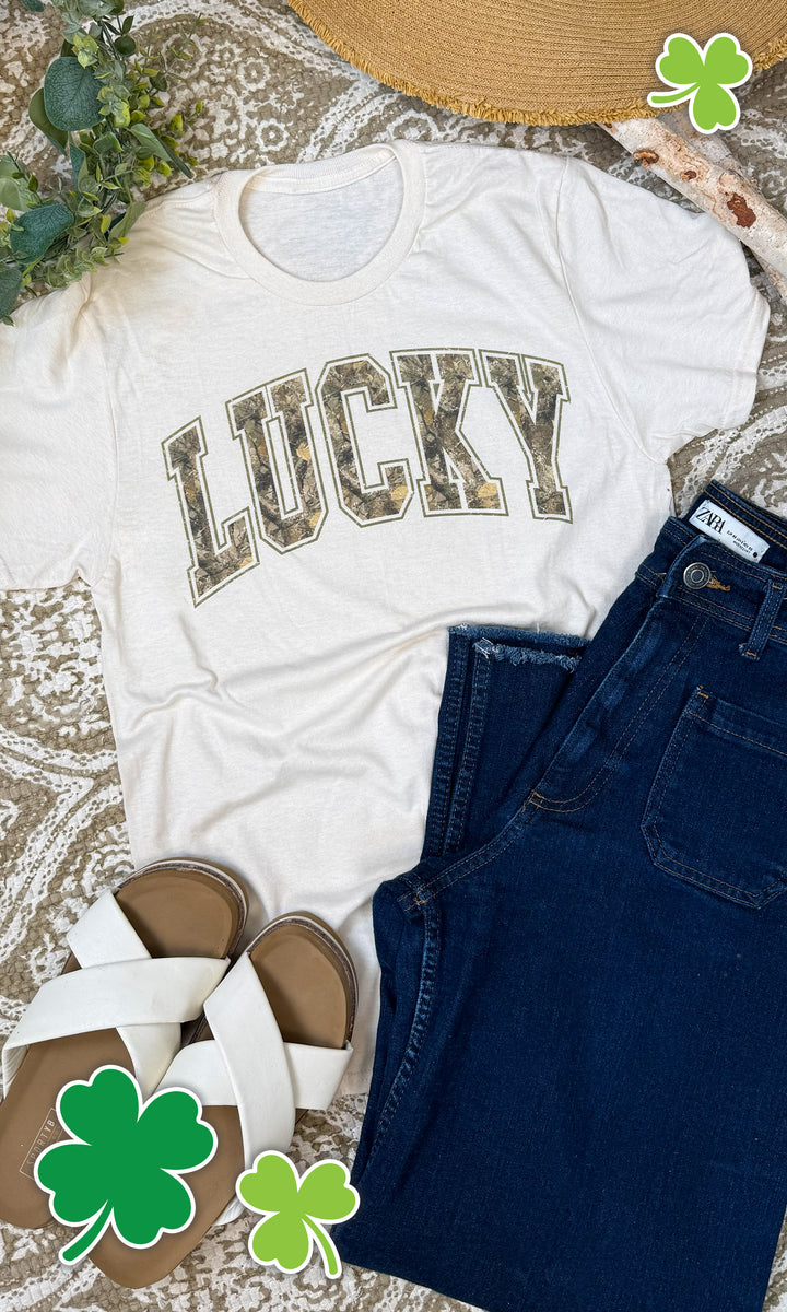 Lucky Camo Graphic T-shirt